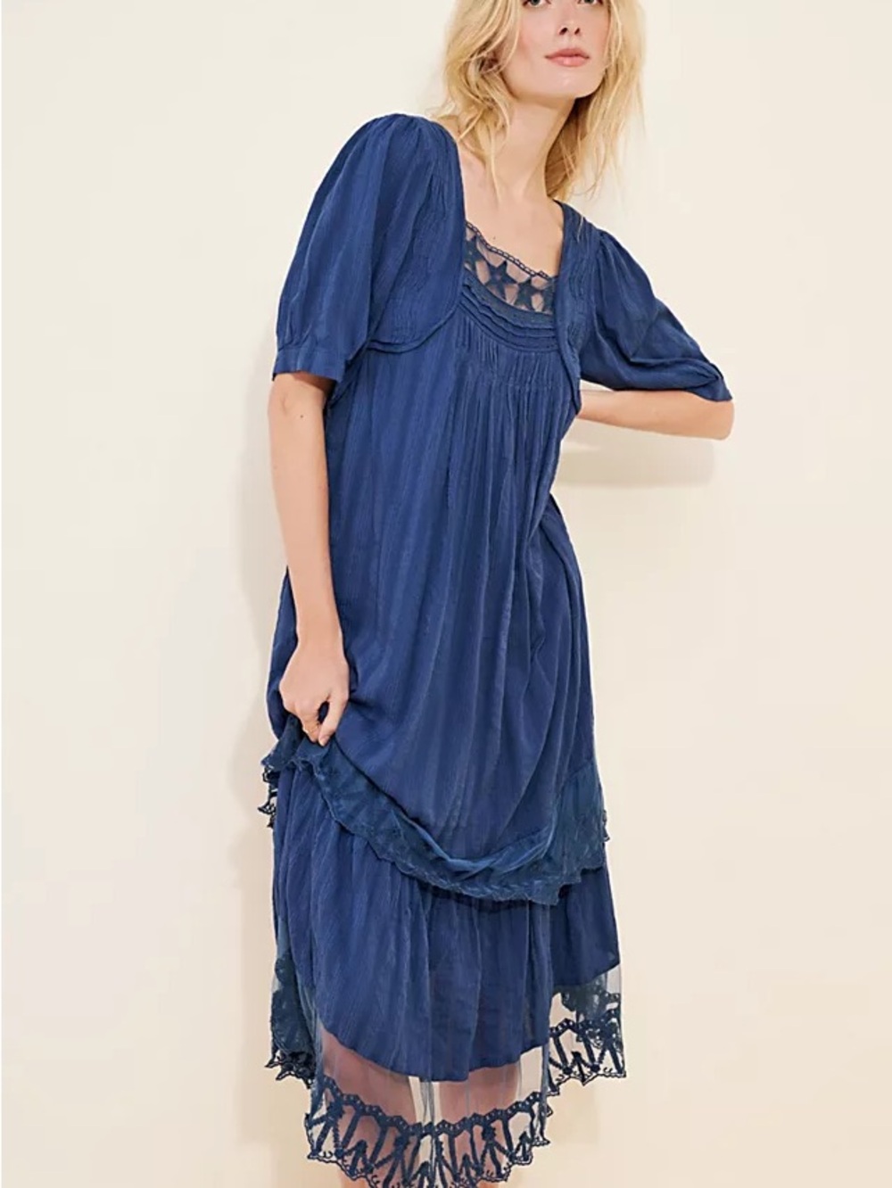 Free People Calder Midi Dress